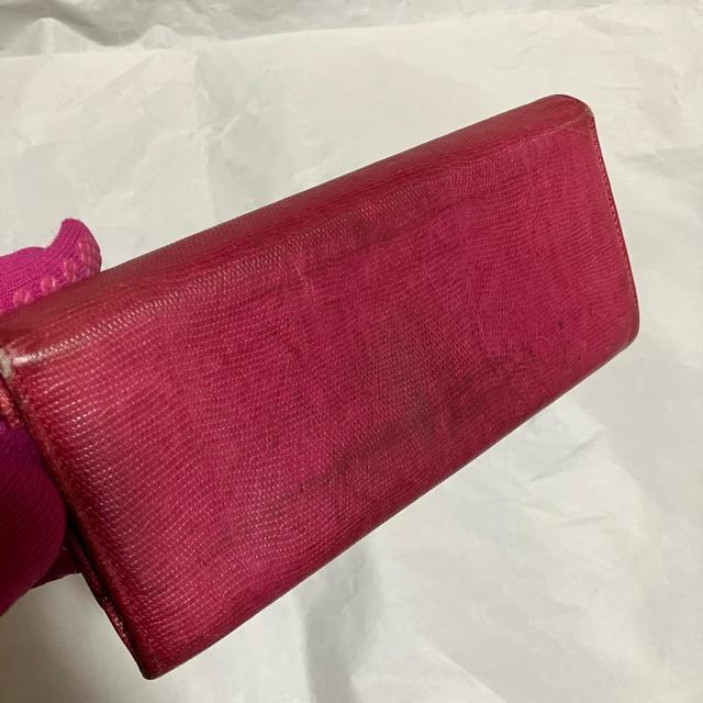 レア【ヴィンテージ】【ETRO / エトロ】 リザード / レザー 長財布 赤 < ブランド レア【ヴィンテージ】【ETRO / エトロ】 リザード / レザー 長財布 赤 < ブランドの