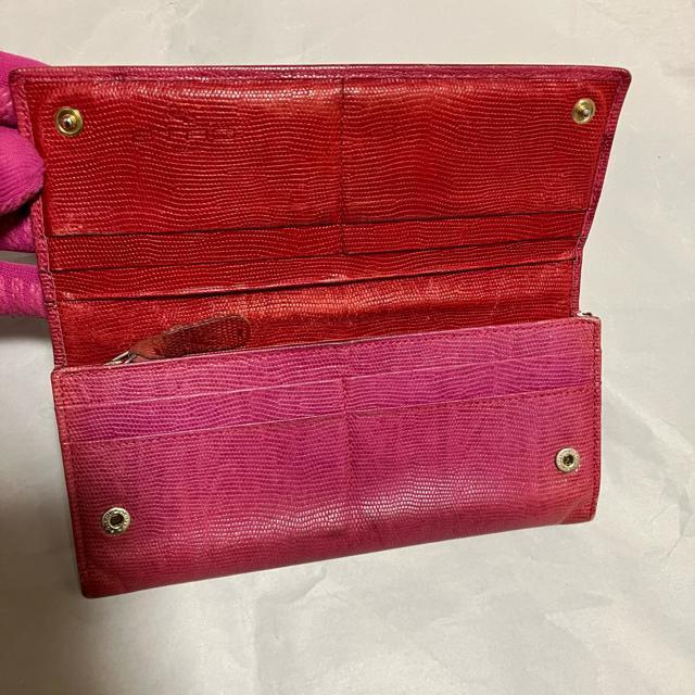 レア【ヴィンテージ】【ETRO / エトロ】 リザード / レザー 長財布 赤 < ブランド レア【ヴィンテージ】【ETRO / エトロ】 リザード / レザー 長財布 赤 < ブランドの