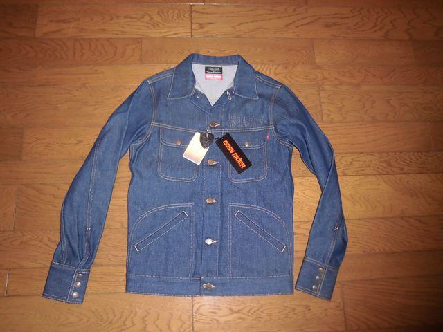 新品BACKBONE×THEATER8easyridear×HTCデニムジャケットL < ブランド  新品BACKBONE×THEATER8easyridear×HTCデニムジャケットL < ブランドの