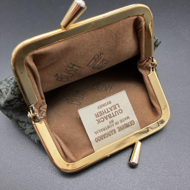 即決 BUSH GENUINE KANGAROO がま口 コインケース 小銭入れ < 男性ファッション  即決 BUSH GENUINE KANGAROO がま口 コインケース 小銭入れ < 男性ファッションの