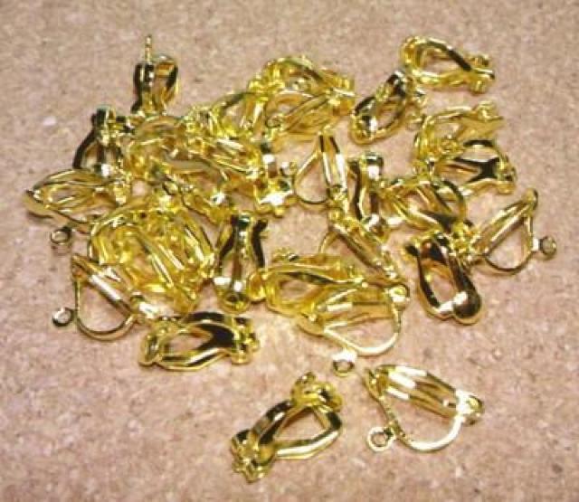 カン付きクリップイヤリング10個ゴールド < ペット/手芸/園芸  カン付きクリップイヤリング10個ゴールド  < ペット/手芸/園芸の