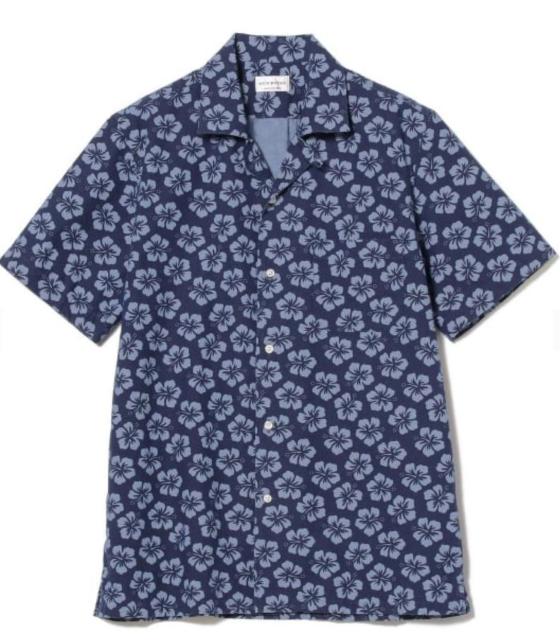 メンズ フラワープリント オープンカラーシャツ < 男性ファッション メンズ フラワープリント オープンカラーシャツ < 男性ファッションの