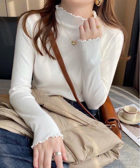 送料無料 新品 メロウフリルニットトップスプチハイネック < 女性ファッション  送料無料 新品 メロウフリルニットトップスプチハイネック < 女性ファッションの