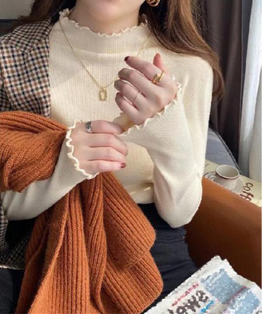 送料無料 新品 メロウフリルニットトップスプチハイネック < 女性ファッション  送料無料 新品 メロウフリルニットトップスプチハイネック < 女性ファッションの