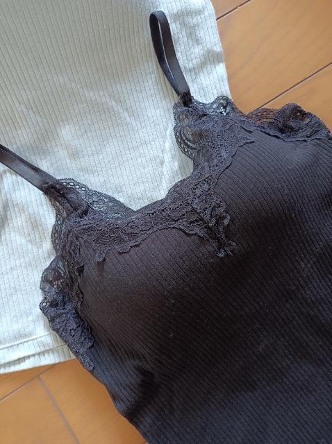 tu-hacci★スゴ盛り★入札カップアップ★カップ付きキャミソール黒.新品★ツーハッチ★ < 女性ファッション  tu-hacci★スゴ盛り★入札カップアップ★カップ付きキャミソール黒.新品★ツーハッチ★ < 女性ファッションの