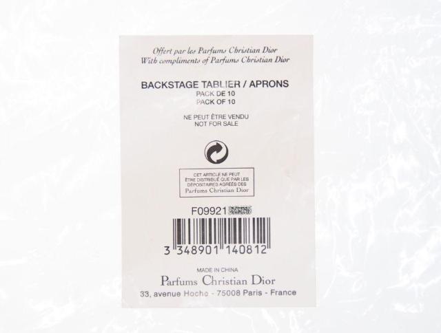 ディオール バックステージ エプロン 化粧 メイクケープ 不織布 ふちどり Parfums Christian Dior【正規品】 < ブランド ディオール バックステージ エプロン 化粧 メイクケープ 不織布 ふちどり Parfums Christian Dior【正規品】 < ブランドの