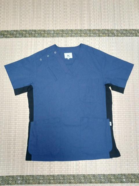 ミズノ 医療用スクラブ上下セット ネイビー < 男性ファッション ミズノ 医療用スクラブ上下セット ネイビー < 男性ファッションの