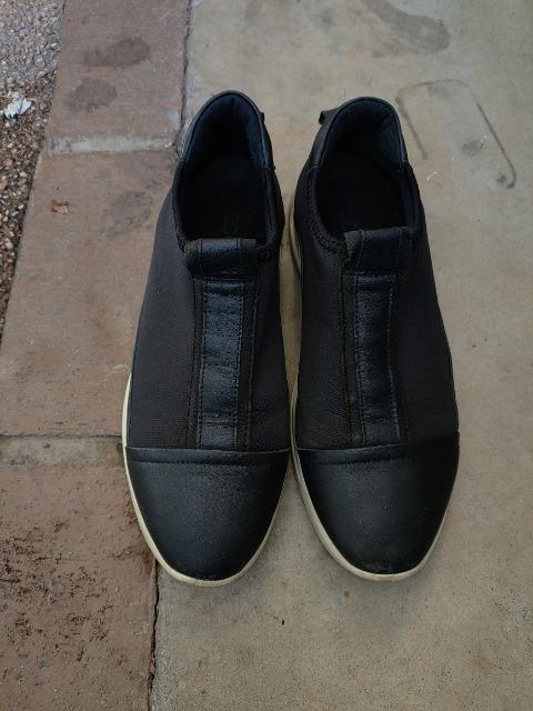 ECCO エコー Flexure Runner W ストレッチファブリックのスリッポンスニーカー 1部レザー サイズ39 < 女性ファッション ECCO エコー Flexure Runner W ストレッチファブリックのスリッポンスニーカー 1部レザー サイズ39 < 女性ファッションの