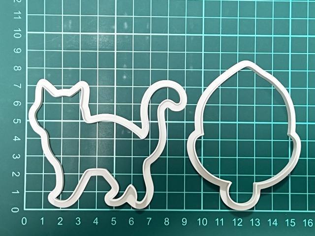 ネコと葉多様な形 クッキー型 4個セット 抜き型 粘土型 お菓子作り 弁当 粘土 < グルメ/ドリンク  ネコと葉多様な形 クッキー型 4個セット 抜き型 粘土型 お菓子作り 弁当 粘土 < グルメ/ドリンクの