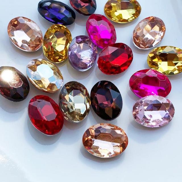 ガラスストーン14×10o16個オーバル暖色系 < ペット/手芸/園芸  ガラスストーン14×10o16個オーバル暖色系 < ペット/手芸/園芸の