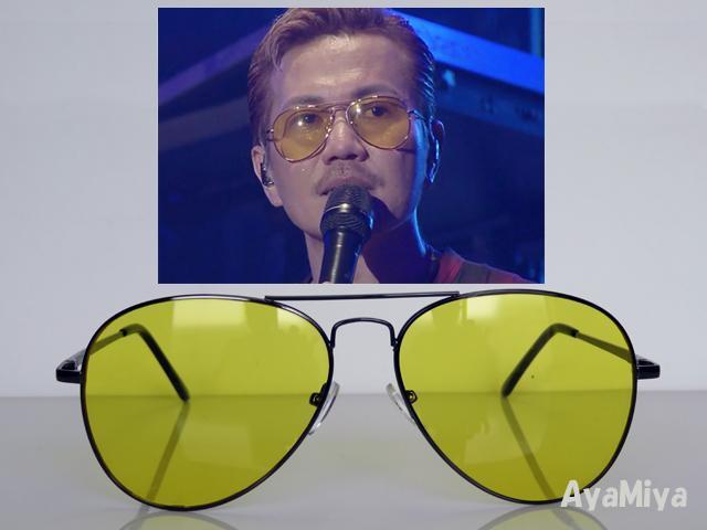 ★ATSUSHI SPECIAL NIGHT イエローサングラス < 男性ファッション ★ATSUSHI SPECIAL NIGHT イエローサングラス < 男性ファッションの