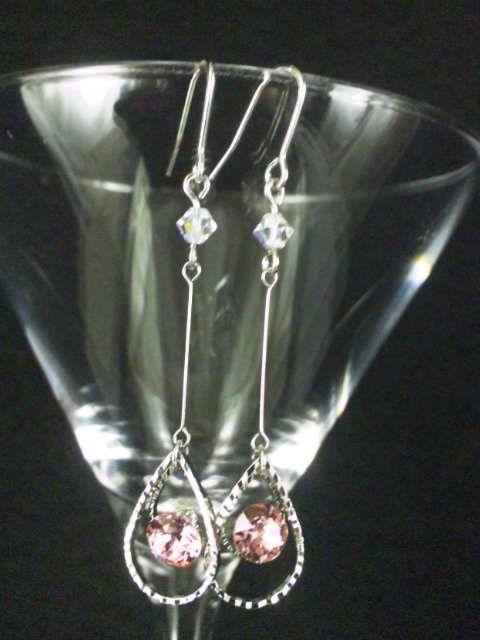 ハンドメイド★ゆらゆら!スワロビーズ2wayロングピアス★ < 女性アクセサリー/時計 ハンドメイド★ゆらゆら!スワロビーズ2wayロングピアス★ < 女性アクセサリー/時計の