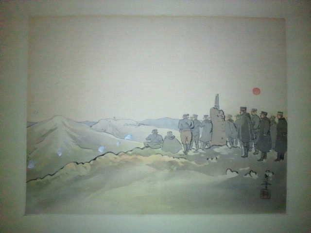 日本画 寺崎広業『日露戦争』戦争画 真作保証 貴重 原画 < ホビー  日本画 寺崎広業『日露戦争』戦争画 真作保証 貴重 原画 < ホビーの