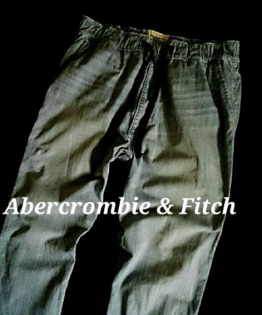 【Abercrombie & Fitch】アバクロ Vintage デニムジョガーパンツ L/B.Wash < ブランド 【Abercrombie & Fitch】アバクロ Vintage デニムジョガーパンツ L/B.Wash < ブランドの