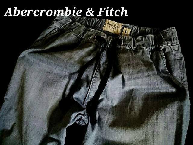 【Abercrombie & Fitch】アバクロ Vintage デニムジョガーパンツ L/B.Wash < ブランド 【Abercrombie & Fitch】アバクロ Vintage デニムジョガーパンツ L/B.Wash < ブランドの