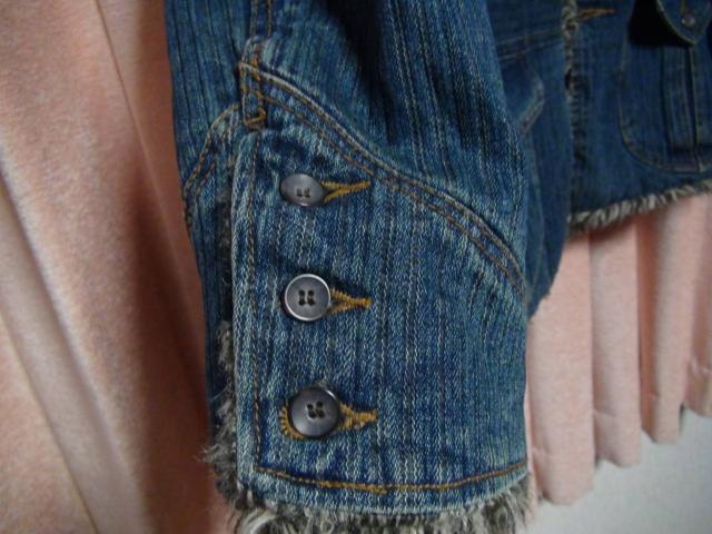 CLOTHINGのデニムハーフコート(M)!。 < 男性ファッション  CLOTHINGのデニムハーフコート(M)!。 < 男性ファッションの