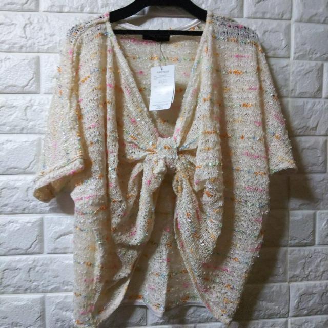 PLAGE PALAIS★新品★リボンヤーンニット/イエロー < 女性ファッション  PLAGE PALAIS★新品★リボンヤーンニット/イエロー  < 女性ファッションの