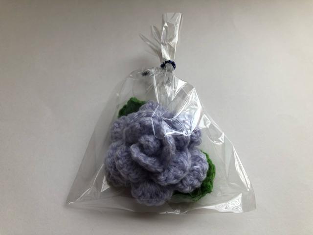 ハンドメイド アクリルたわし 抗菌防臭 薔薇 ラベンダー < インテリア/ライフ  ハンドメイド アクリルたわし 抗菌防臭 薔薇 ラベンダー  < インテリア/ライフの