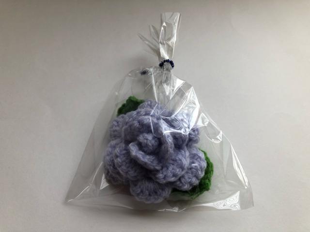 ハンドメイド アクリルたわし 抗菌防臭 薔薇 ラベンダー < インテリア/ライフ  ハンドメイド アクリルたわし 抗菌防臭 薔薇 ラベンダー < インテリア/ライフの