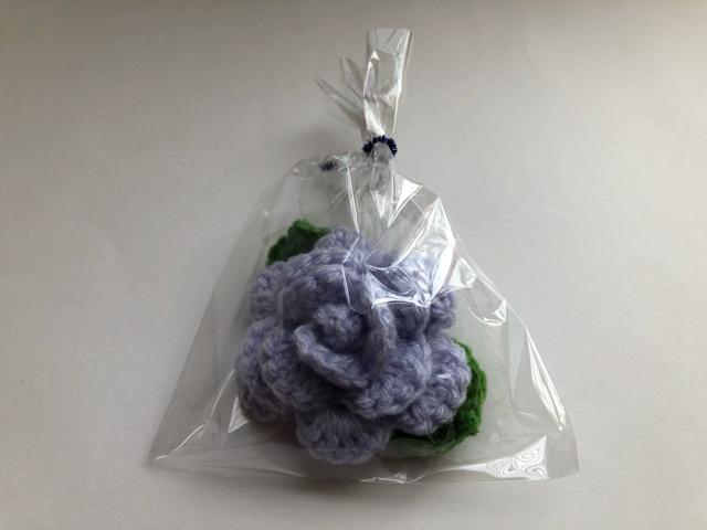 ハンドメイド アクリルたわし 抗菌防臭 薔薇 ラベンダー < インテリア/ライフ  ハンドメイド アクリルたわし 抗菌防臭 薔薇 ラベンダー < インテリア/ライフの