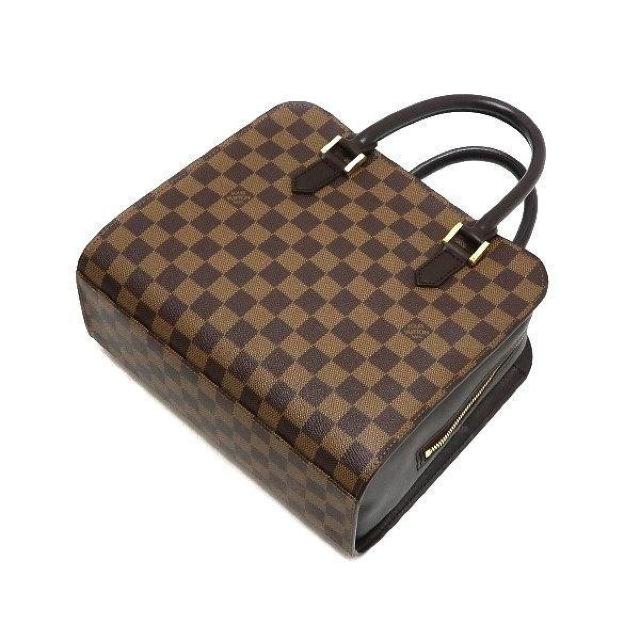 ◆ 本物 美品 ◆ LV ルイヴィトン トリアナ ダミエ ハンドバッグ トートバッグ ファスナー 保存袋 人気 N51155 < ブランド  ◆ 本物 美品 ◆ LV ルイヴィトン トリアナ ダミエ ハンドバッグ トートバッグ ファスナー 保存袋 人気 N51155 < ブランドの