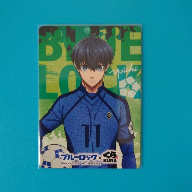 ブルーロック?くら寿司 カード(表)潔世一(裏)糸師凛 < アニメ/コミック/キャラクター ブルーロック?くら寿司 カード(表)潔世一(裏)糸師凛 < アニメ/コミック/キャラクターの