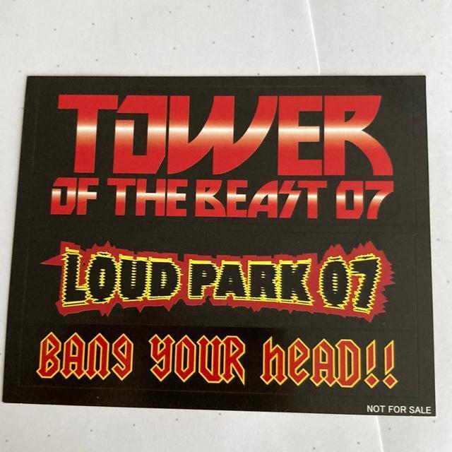 当時物 ラウドパーク LOUD PARK 07 / ステッカーヘヴィロック < CD/DVD/ビデオ  当時物 ラウドパーク LOUD PARK 07 / ステッカーヘヴィロック  < CD/DVD/ビデオの