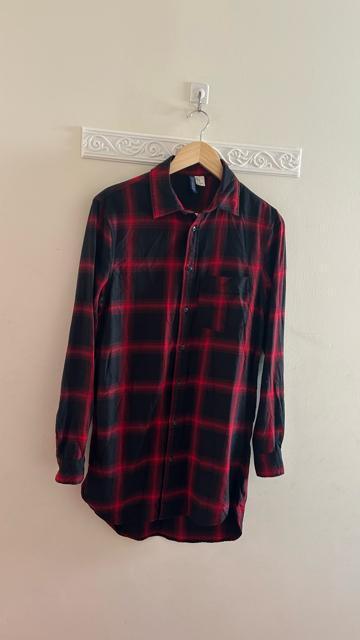 H&M  �f�B�o�C�f�b�h�@�����Y�@�����O��@�����`�F�b�N�V���c�@���~�ԁ@XS  �� �u�����h�� 