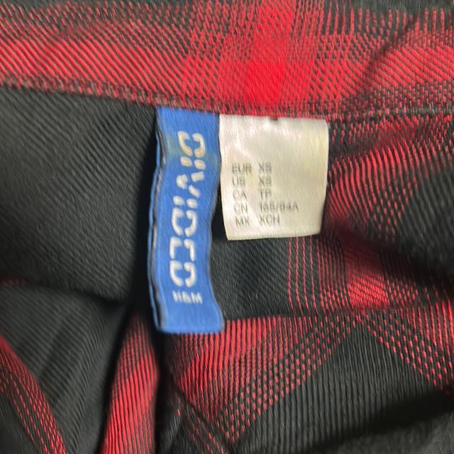 H&M  �f�B�o�C�f�b�h�@�����Y�@�����O��@�����`�F�b�N�V���c�@���~�ԁ@XS �� �u�����h�� 