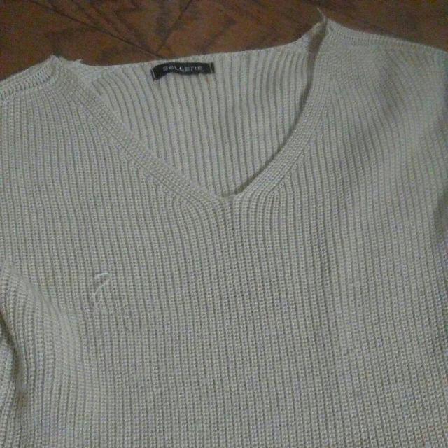 GALLETIE Fサイズ ニット ベージュ < 女性ファッション  GALLETIE Fサイズ ニット ベージュ < 女性ファッションの