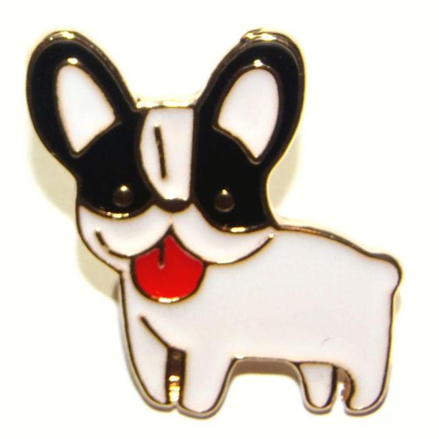 フレンチブルドッグ ブルドッグ 犬 バッジ ピンズ ブローチ エナメル ピンバッジ ピンズ ラペルピン < 女性アクセサリー/時計  フレンチブルドッグ ブルドッグ 犬 バッジ ピンズ ブローチ エナメル ピンバッジ ピンズ ラペルピン < 女性アクセサリー/時計の