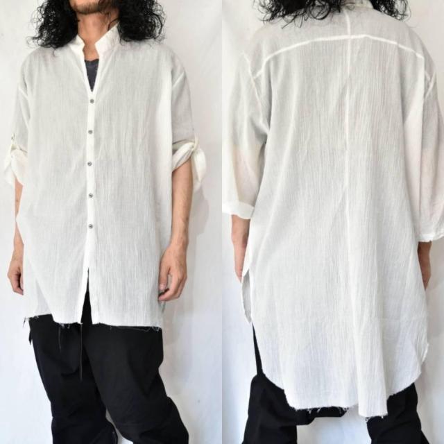 新品KMRiiケムリ Oversized Crepe Shirt 2 white < ブランド  新品KMRiiケムリ Oversized Crepe Shirt 2 white  < ブランドの