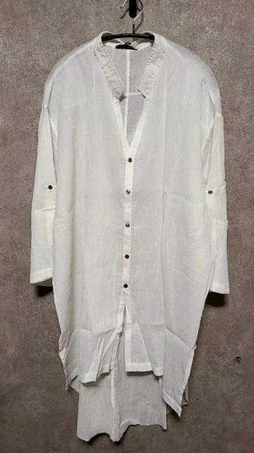 新品KMRiiケムリ Oversized Crepe Shirt 2 white < ブランド  新品KMRiiケムリ Oversized Crepe Shirt 2 white < ブランドの