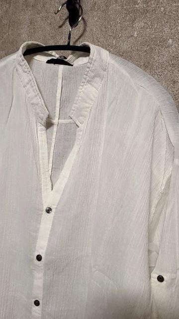 新品KMRiiケムリ Oversized Crepe Shirt 2 white < ブランド  新品KMRiiケムリ Oversized Crepe Shirt 2 white < ブランドの