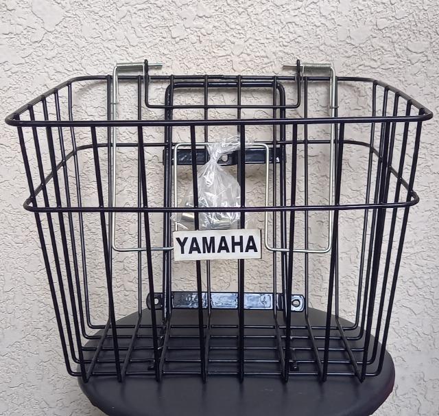 当時物新品 ヤマハ純正カゴ フロントバスケット 取付金具付き < 自動車/バイク 当時物新品 ヤマハ純正カゴ フロントバスケット 取付金具付き < 自動車/バイク