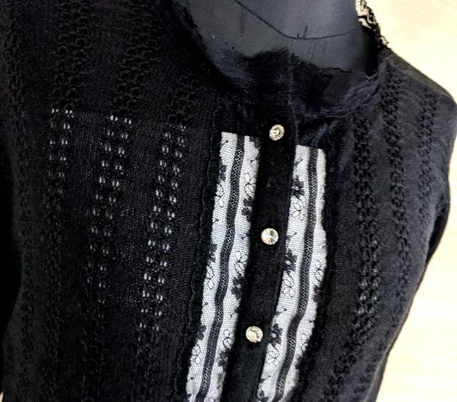 ショップチャンネル/シャーロット・タラントラ/CHAROTTE TARANTOLA/シャーロットタラントラ/カーディガン/黒/LA < ブランド  ショップチャンネル/シャーロット・タラントラ/CHAROTTE TARANTOLA/シャーロットタラントラ/カーディガン/黒/LA < ブランドの