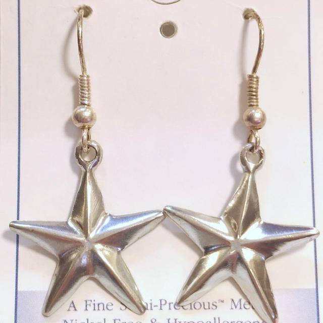 Nebula: Pentacle Earrings 五芒星のイヤリング < 男性アクセサリー/時計  Nebula: Pentacle Earrings 五芒星のイヤリング  < 男性アクセサリー/時計の