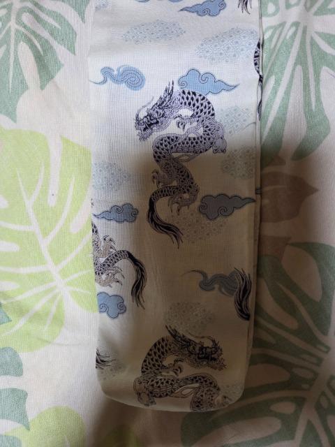 ★新品生成×雲龍和柄リコーダー入れ巾着袋 < キッズ/ベビー  ★新品生成×雲龍和柄リコーダー入れ巾着袋 < キッズ/ベビーの