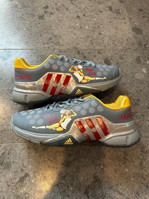 adidas アディダス バリケード 25.5cm 箱なし ボリス・ベッカー < 男性ファッション  adidas アディダス バリケード 25.5cm 箱なし ボリス・ベッカー < 男性ファッションの