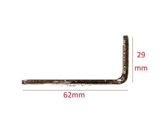 ★L型金具 62×29×15mm 長穴5mm メッキ 2個 < ペット/手芸/園芸 ★L型金具 62×29×15mm 長穴5mm メッキ 2個 < ペット/手芸/園芸の