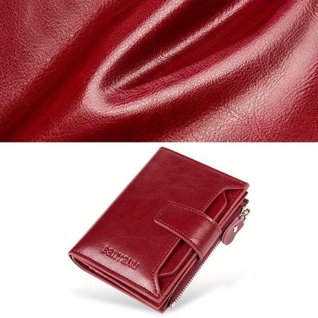 爆ヤス価格1490円★新作 レディース ショートウォレット、上品で高級感のあるPUレザーコインケース、折りたたみ可能 赤 < 女性ファッション 爆ヤス価格1490円★新作 レディース ショートウォレット、上品で高級感のあるPUレザーコインケース、折りたたみ可能 赤 < 女性ファッションの