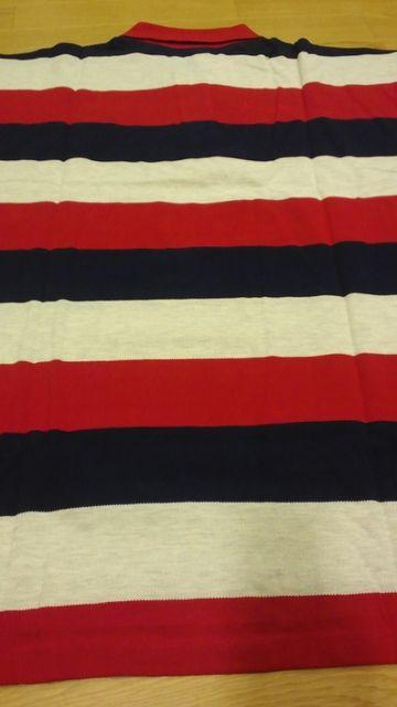 elementカノコボーダーポロシャツ赤グレー紺ロゴ刺繍 サイズ3XLXXXL→4XL位Q < 男性ファッション  elementカノコボーダーポロシャツ赤グレー紺ロゴ刺繍 サイズ3XLXXXL→4XL位Q < 男性ファッションの