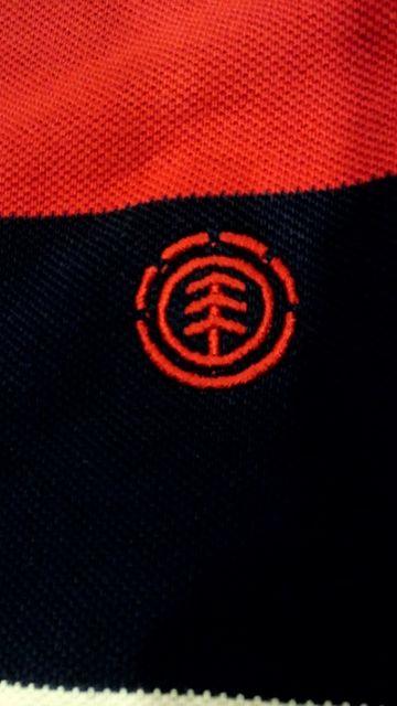 elementカノコボーダーポロシャツ赤グレー紺ロゴ刺繍 サイズ3XLXXXL→4XL位Q < 男性ファッション  elementカノコボーダーポロシャツ赤グレー紺ロゴ刺繍 サイズ3XLXXXL→4XL位Q < 男性ファッションの