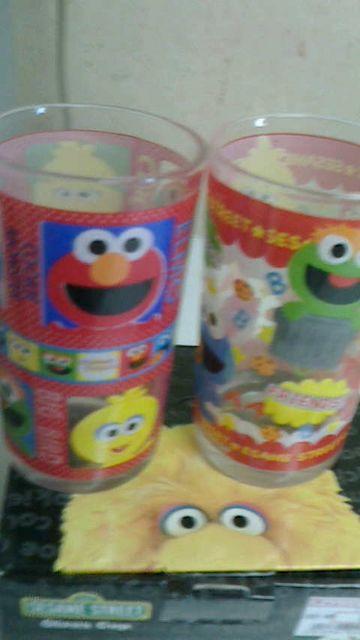 セサミストリートグラス230mL×2点セット < キッズ/ベビー  セサミストリートグラス230mL×2点セット < キッズ/ベビーの