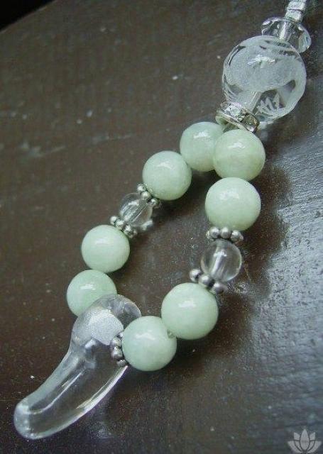 *勾玉*龍彫水晶x本翡翠ストラップ < 家電/AV *勾玉*龍彫水晶x本翡翠ストラップ < 家電/AVの