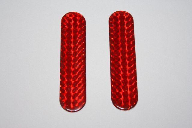 2個1セット 超薄汎用リフレクター小 リアバンパーアクセント < 自動車/バイク 2個1セット 超薄汎用リフレクター小 リアバンパーアクセント < 自動車/バイク