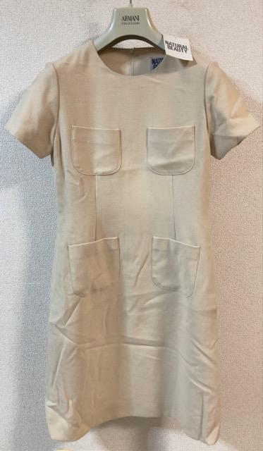 特価★ナチュラルビューティーウールワンピース上質高級ポケット付きフォーマルオフホワイトストレッチ大活躍ジップアップ裏地付き < 女性ファッション  特価★ナチュラルビューティーウールワンピース上質高級ポケット付きフォーマルオフホワイトストレッチ大活躍ジップアップ裏地付き < 女性ファッションの