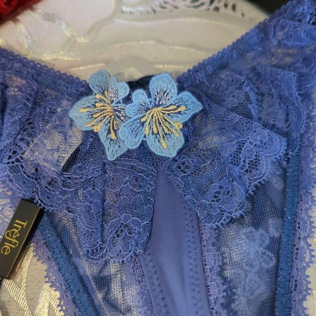 Wacoal/ワコール/Trefle/トレフル/56G/イングリッシュガーデン/ソングTバックショーツ/M/BU/PBF456 < 女性ファッション Wacoal/ワコール/Trefle/トレフル/56G/イングリッシュガーデン/ソングTバックショーツ/M/BU/PBF456 < 女性ファッションの