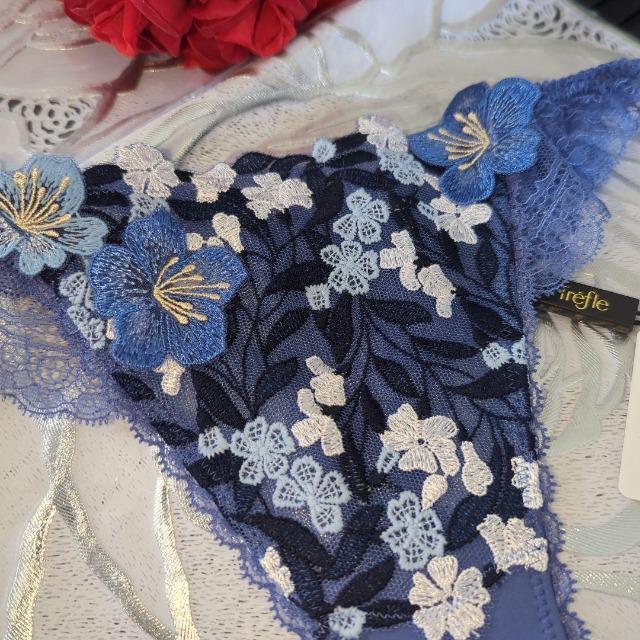 Wacoal/ワコール/Trefle/トレフル/56G/イングリッシュガーデン/ソングTバックショーツ/M/BU/PBF456 < 女性ファッション Wacoal/ワコール/Trefle/トレフル/56G/イングリッシュガーデン/ソングTバックショーツ/M/BU/PBF456 < 女性ファッションの