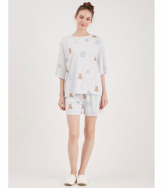 ジェラートピケ ランドリーベア柄ショートパンツ < ブランド  ジェラートピケ ランドリーベア柄ショートパンツ < ブランドの